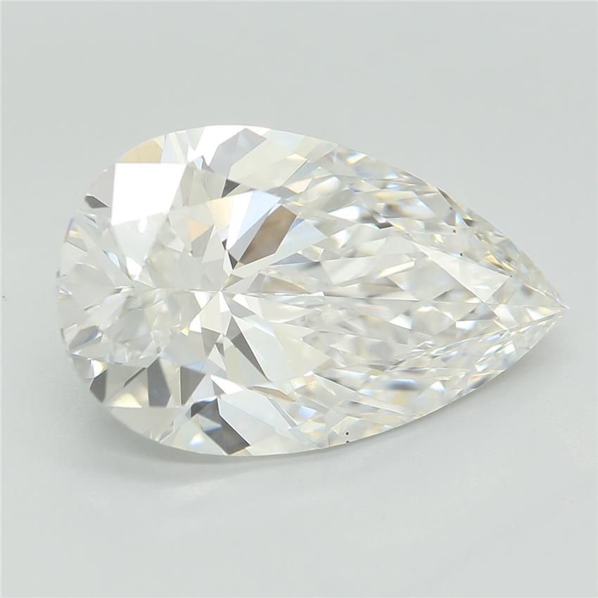 4.30ct E VS1 Rare Carat Ideal Cut Pear Lab Grown Diamond