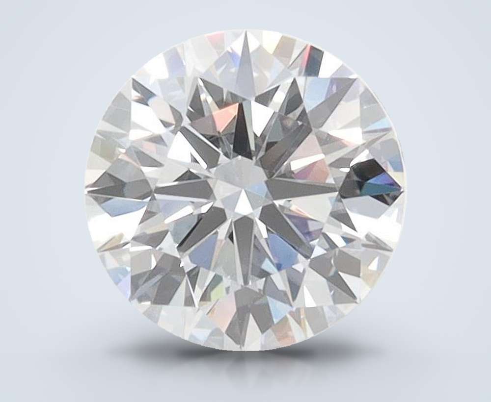 1.28ct D VVS1 Rare Carat Ideal Cut Round Lab Grown Diamond