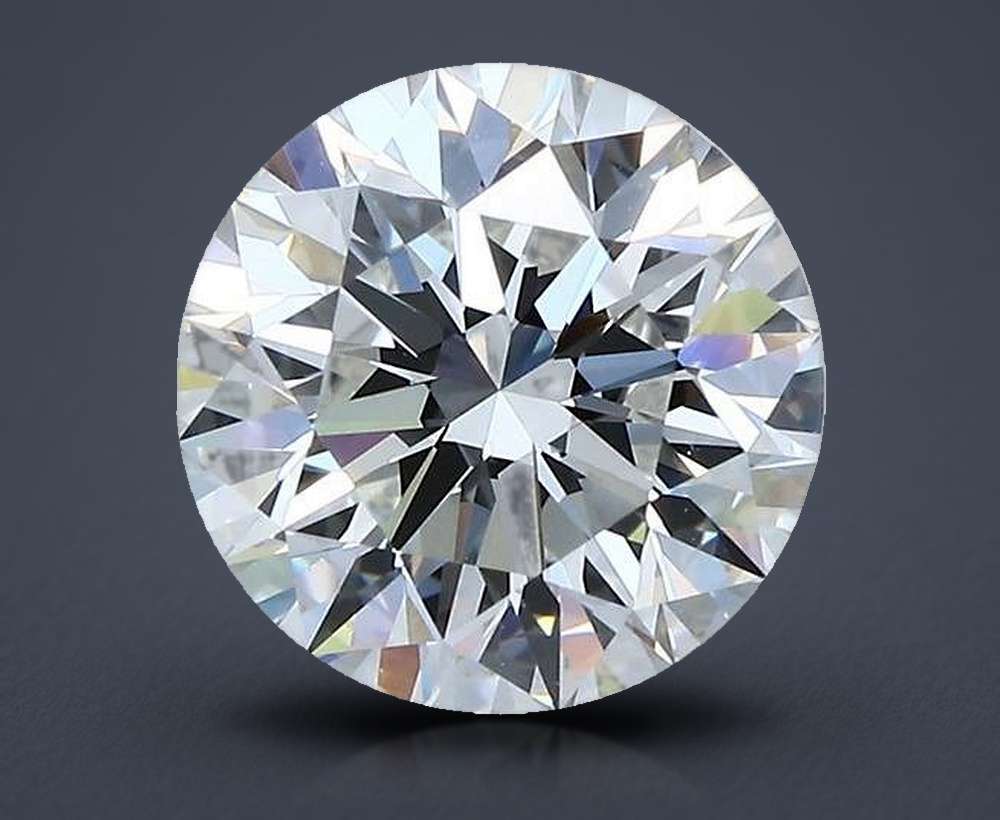 2.85ct F IF Rare Carat Ideal Cut Round Diamond