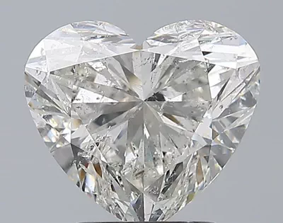 2.83ct H SI2 Very Good Cut Heart Diamond