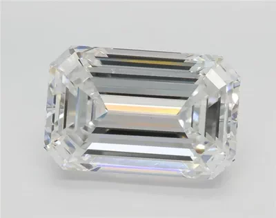 4.07ct F VS1 Rare Carat Ideal Cut Emerald Lab Grown Diamond