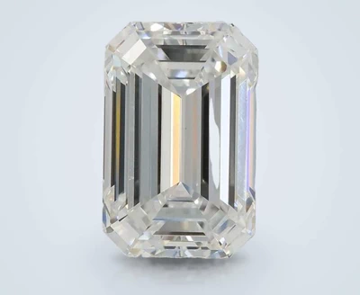 4.07ct F VS1 Rare Carat Ideal Cut Emerald Lab Grown Diamond
