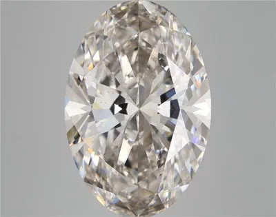 6.33ct H VS2 Rare Carat Ideal Cut Oval Lab Grown Diamond