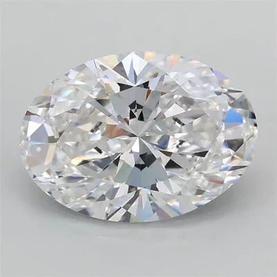 2.09ct D VVS2 Rare Carat Ideal Cut Oval Lab Grown Diamond