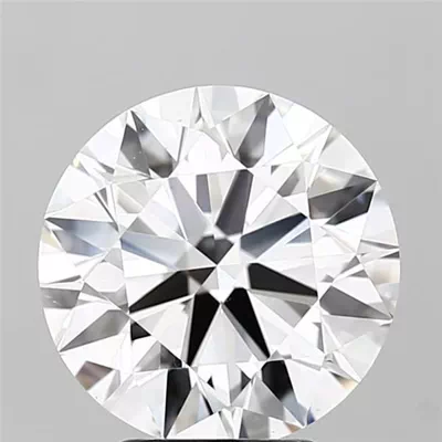 3.58ct D VS2 Rare Carat Ideal Cut Round Diamond
