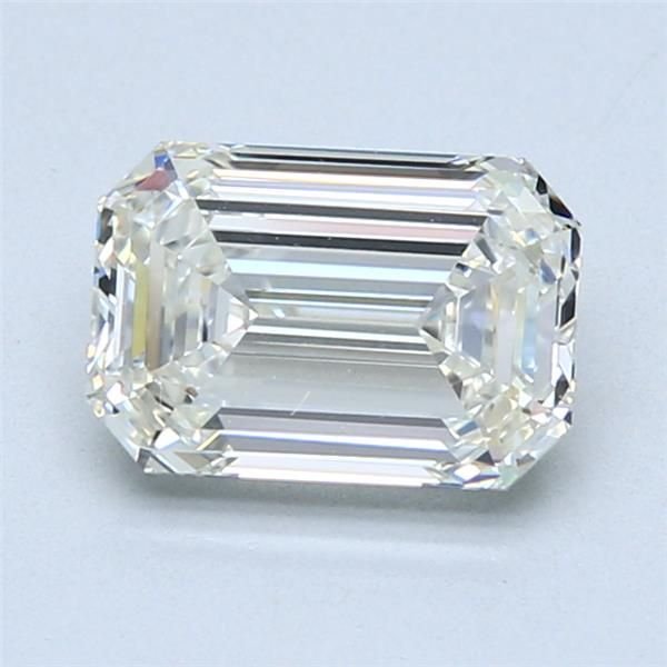 1.84ct K VVS2 Rare Carat Ideal Cut Emerald Diamond