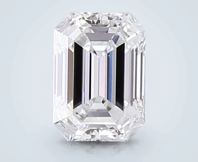 1.05ct G VVS2 Very Good Cut Emerald Lab Grown Diamond