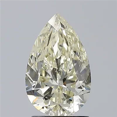 1.51ct K SI1 Rare Carat Ideal Cut Pear Diamond