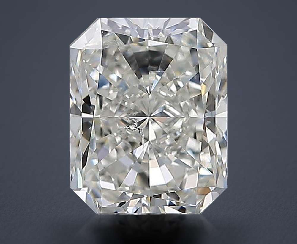 2.00ct I SI2 Rare Carat Ideal Cut Radiant Diamond