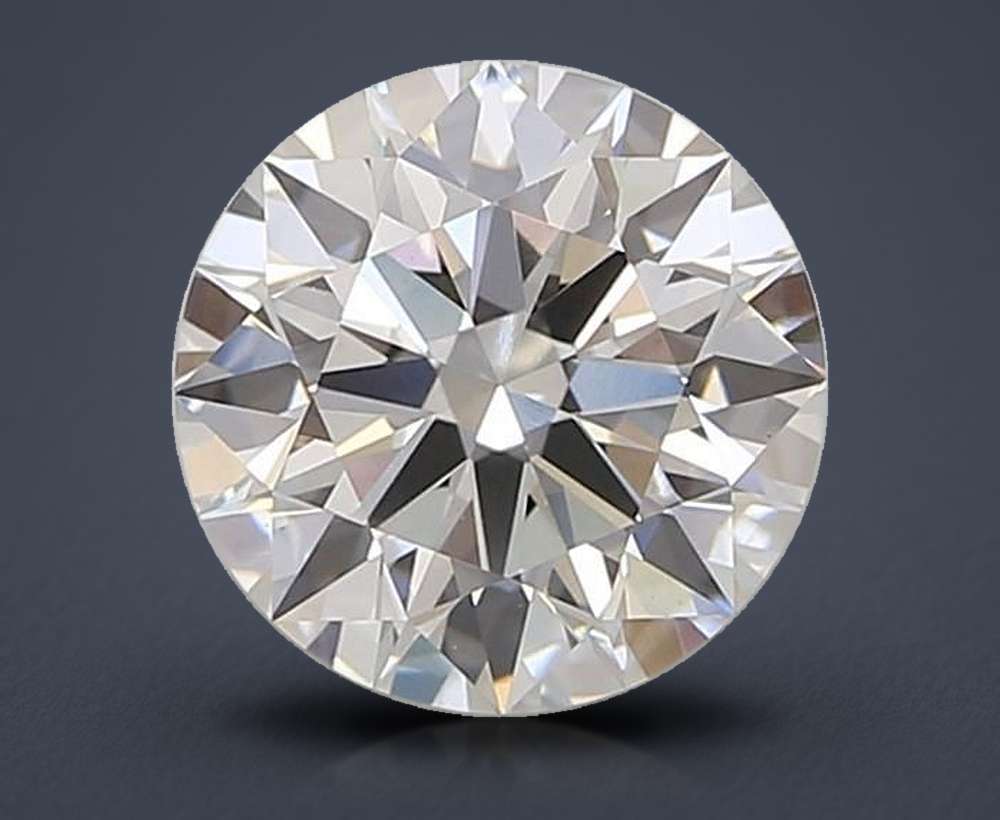 2.53ct F VS1 Rare Carat Ideal Cut Round Lab Grown Diamond