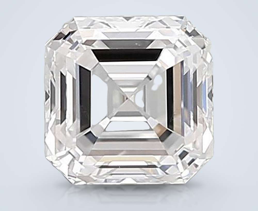 1.02ct D VS1 Rare Carat Ideal Cut Asscher Lab Grown Diamond