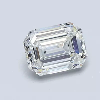1.00ct H VS2 Rare Carat Ideal Cut Emerald Diamond