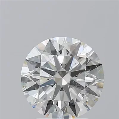3.01ct G SI2 Rare Carat Ideal Cut Round Diamond