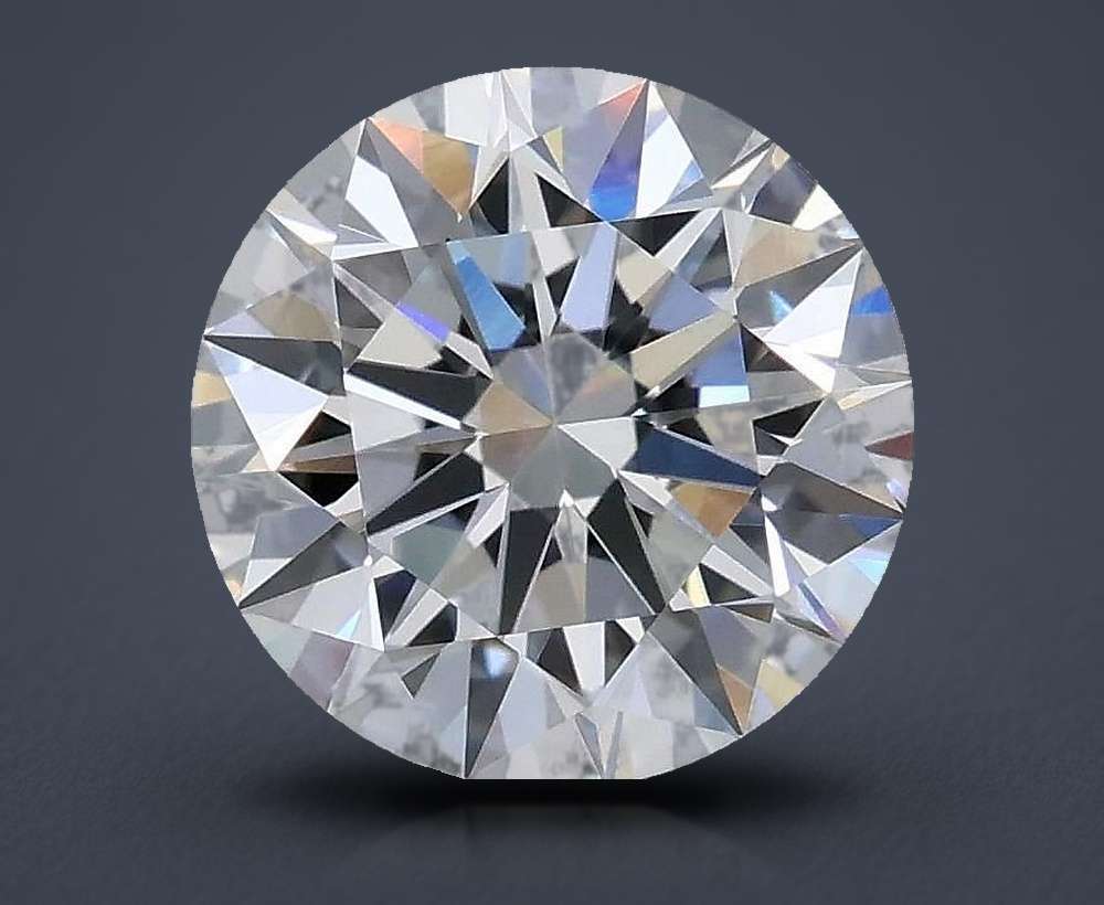 1.71ct E VVS2 Rare Carat Ideal Cut Round Lab Grown Diamond