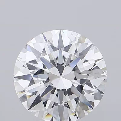 4.71ct D SI2 Rare Carat Ideal Cut Round Diamond