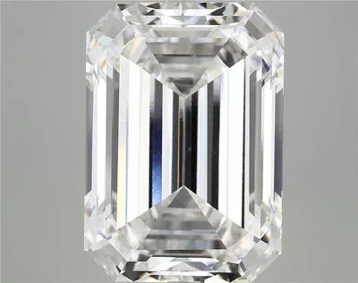 12.75ct F VVS2 Rare Carat Ideal Cut Emerald Lab Grown Diamond