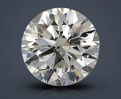 3.01ct J SI1 Rare Carat Ideal Cut Round Diamond