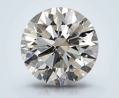 3.01ct J SI1 Rare Carat Ideal Cut Round Diamond
