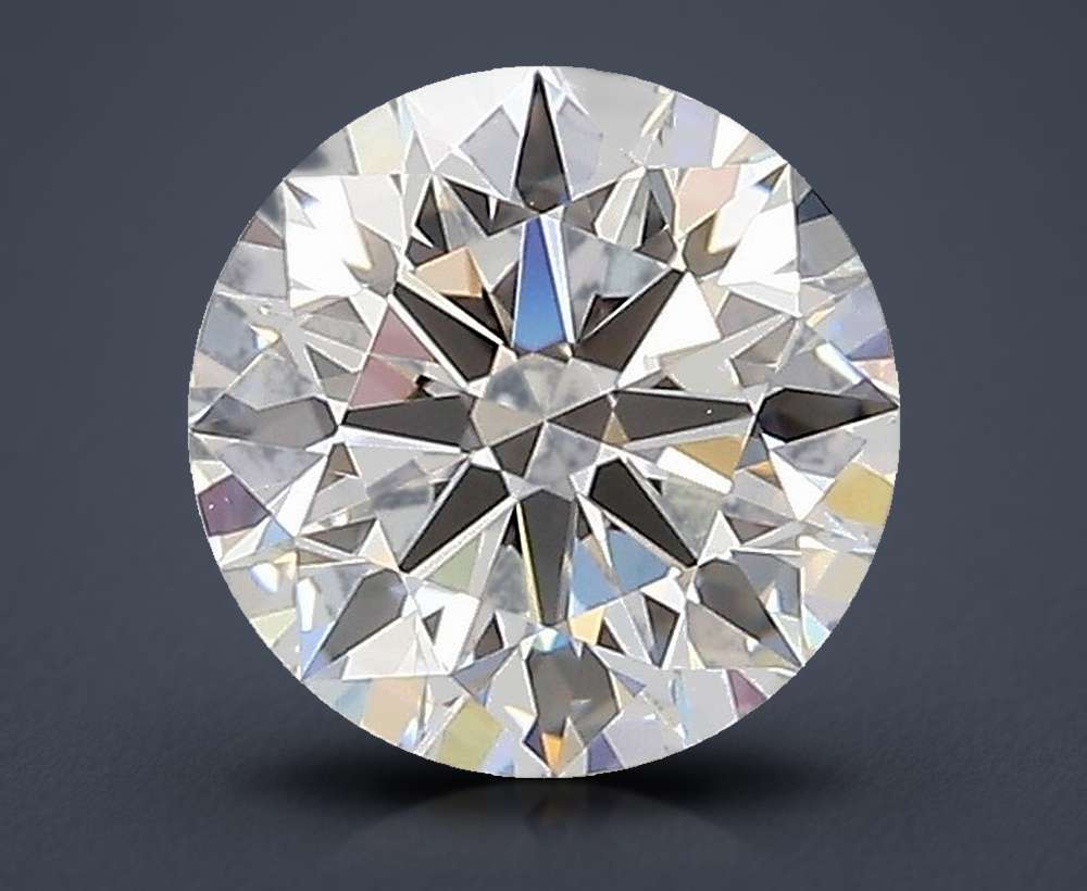 1.24ct D VVS2 Rare Carat Ideal Cut Round Lab Grown Diamond