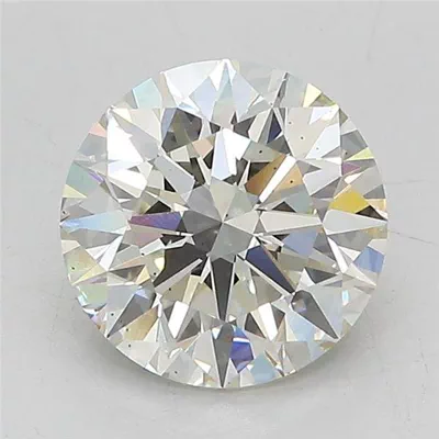 2.24ct I SI1 Rare Carat Ideal Cut Round Lab Grown Diamond