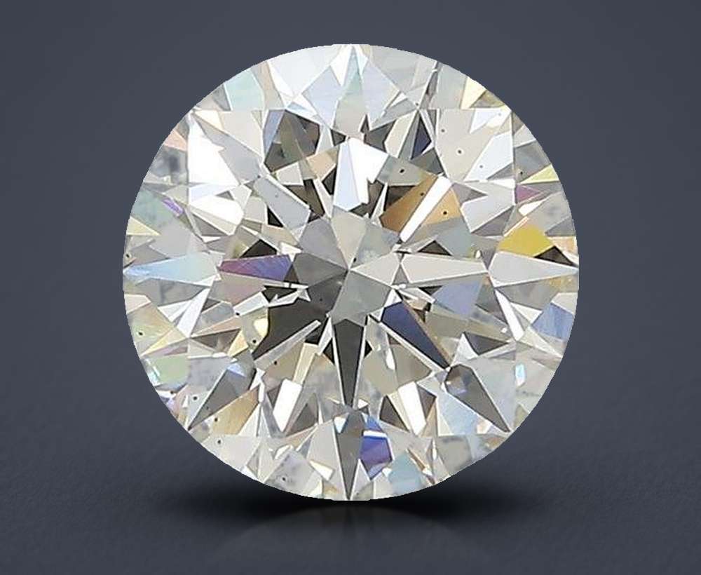 2.24ct I SI1 Rare Carat Ideal Cut Round Lab Grown Diamond