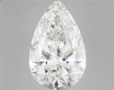 12.22ct F VVS2 Rare Carat Ideal Cut Pear Lab Grown Diamond