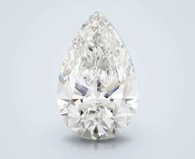 12.22ct F VVS2 Rare Carat Ideal Cut Pear Lab Grown Diamond