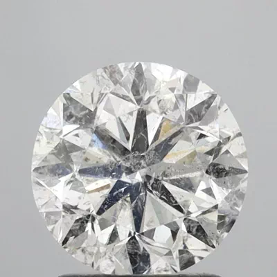 1.71ct F SI2 Good Cut Round Diamond