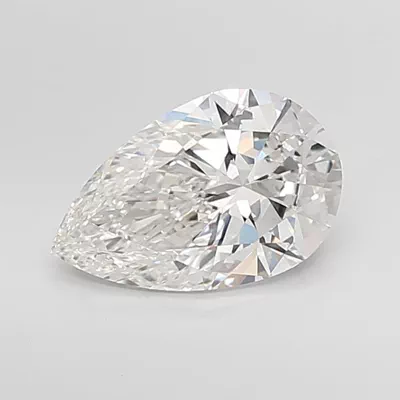 4.03ct F VVS2 Rare Carat Ideal Cut Pear Lab Grown Diamond