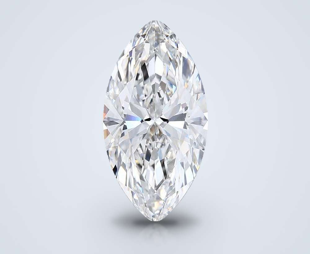 9.04ct F VVS2 Rare Carat Ideal Cut Marquise Lab Grown Diamond