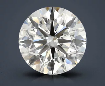 2.88ct J IF Rare Carat Ideal Cut Round Diamond