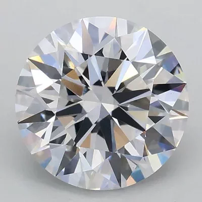 1.58ct D VVS2 Rare Carat Ideal Cut Round Lab Grown Diamond