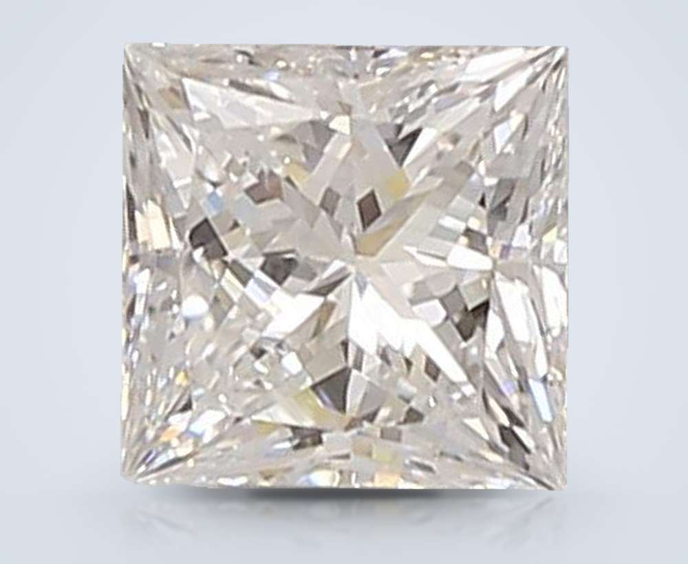 0.90ct D VVS2 Rare Carat Ideal Cut Princess Lab Grown Diamond