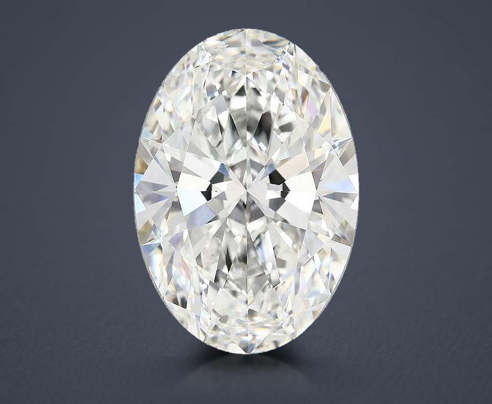 12.39ct E VVS2 Rare Carat Ideal Cut Oval Lab Grown Diamond