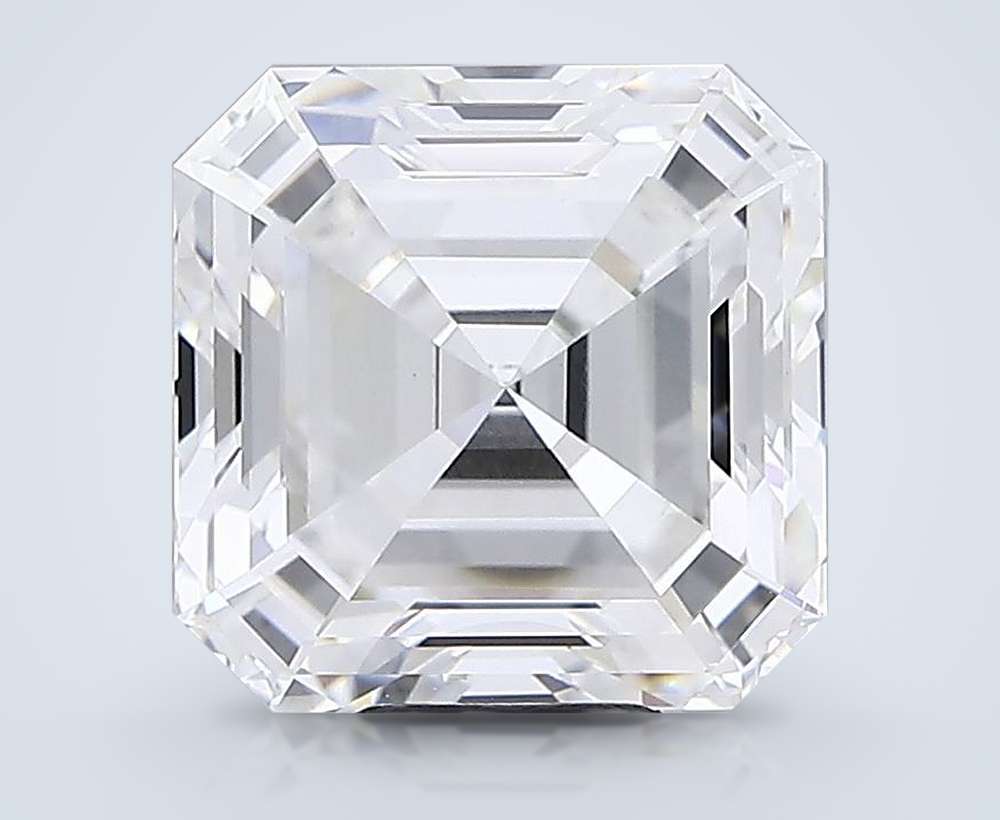10.10ct E VVS2 Rare Carat Ideal Cut Asscher Lab Grown Diamond