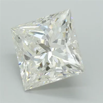 4.01ct F VS1 Rare Carat Ideal Cut Princess Lab Grown Diamond