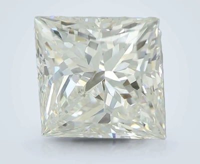 4.01ct F VS1 Rare Carat Ideal Cut Princess Lab Grown Diamond