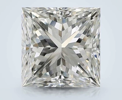 4.01ct J VS2 Very Good Cut Princess Diamond