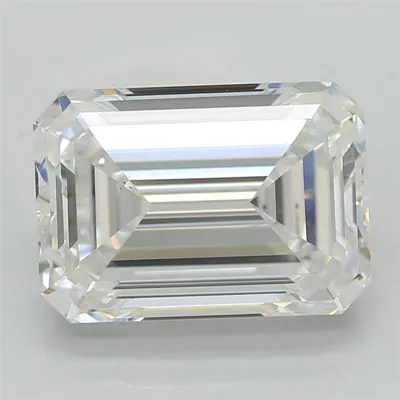 2.04ct D VS1 Rare Carat Ideal Cut Emerald Lab Grown Diamond
