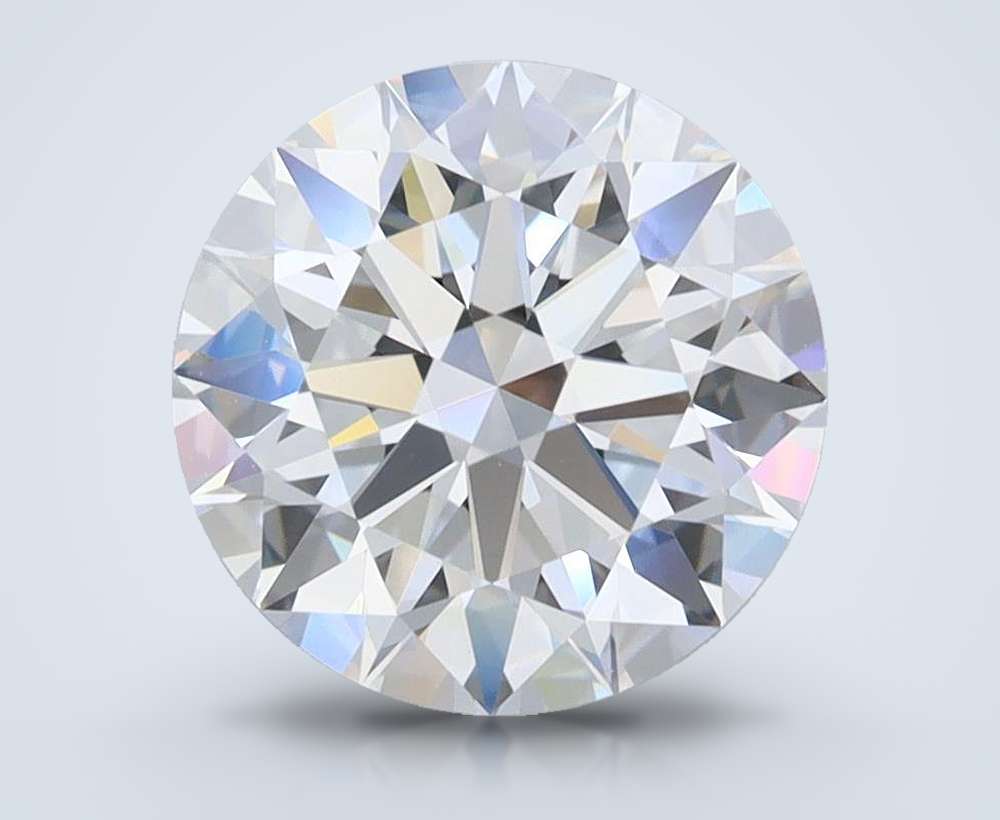 2.84ct D FL Rare Carat Ideal Cut Round Lab Grown Diamond