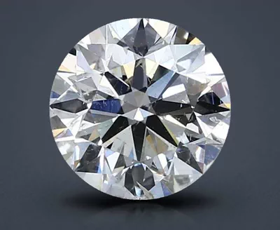 2.03ct I SI2 Rare Carat Ideal Cut Round Diamond