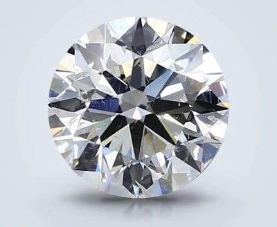 2.03ct I SI2 Rare Carat Ideal Cut Round Diamond