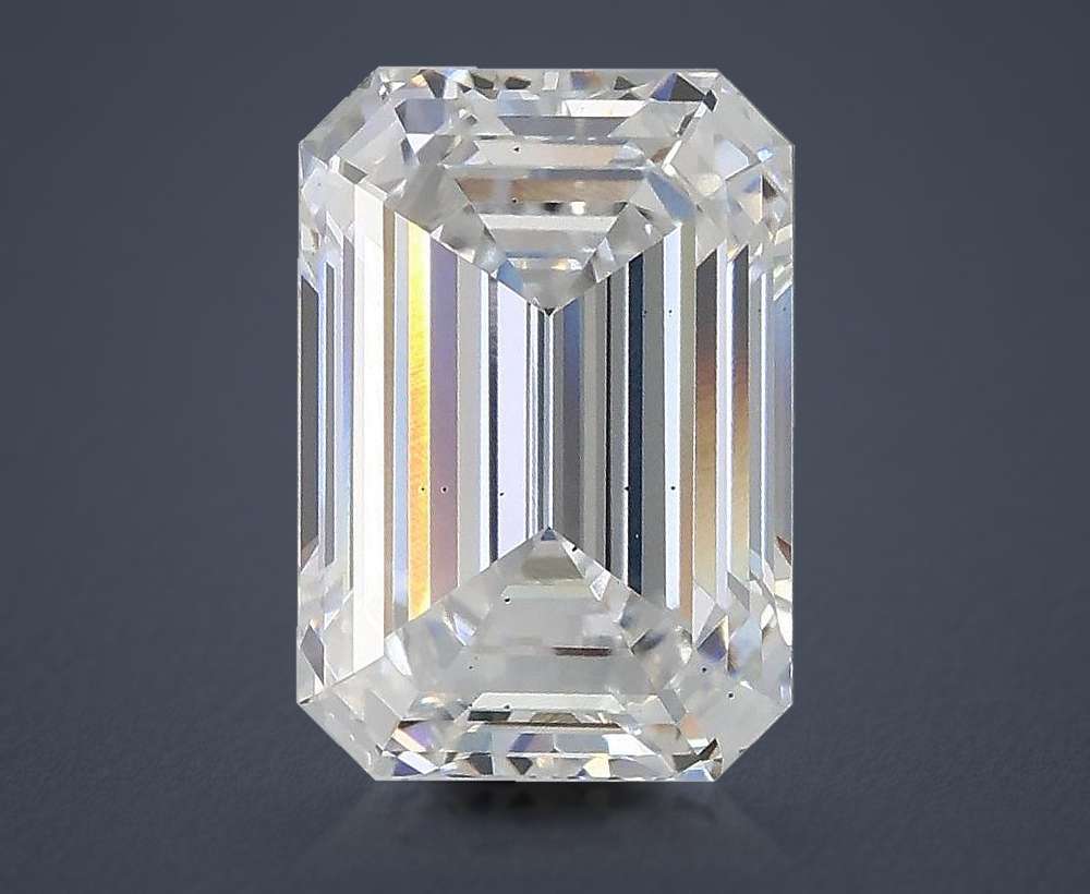 2.03ct D VS2 Rare Carat Ideal Cut Emerald Lab Grown Diamond