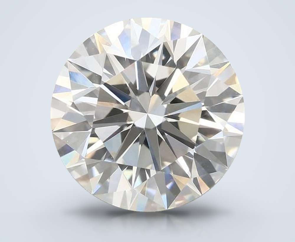 4.06ct G VVS2 Rare Carat Ideal Cut Round Lab Grown Diamond