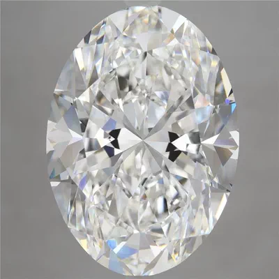 11.07ct F VVS2 Very Good Cut Oval Lab Grown Diamond