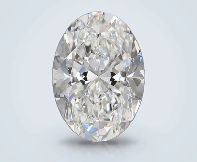 11.07ct F VVS2 Rare Carat Ideal Cut Oval Lab Grown Diamond