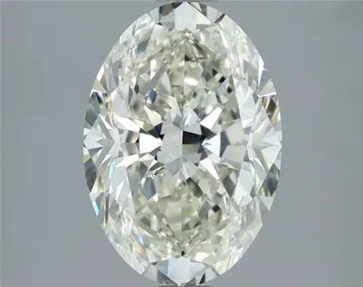 3.02ct J SI1 Rare Carat Ideal Cut Oval Diamond