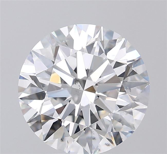3.01ct F SI1 Rare Carat Ideal Cut Round Diamond