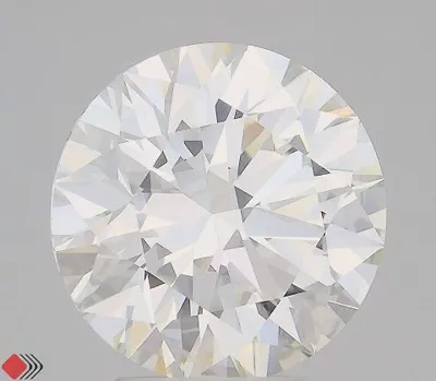 5.31ct I VS1 Rare Carat Ideal Cut Round Diamond