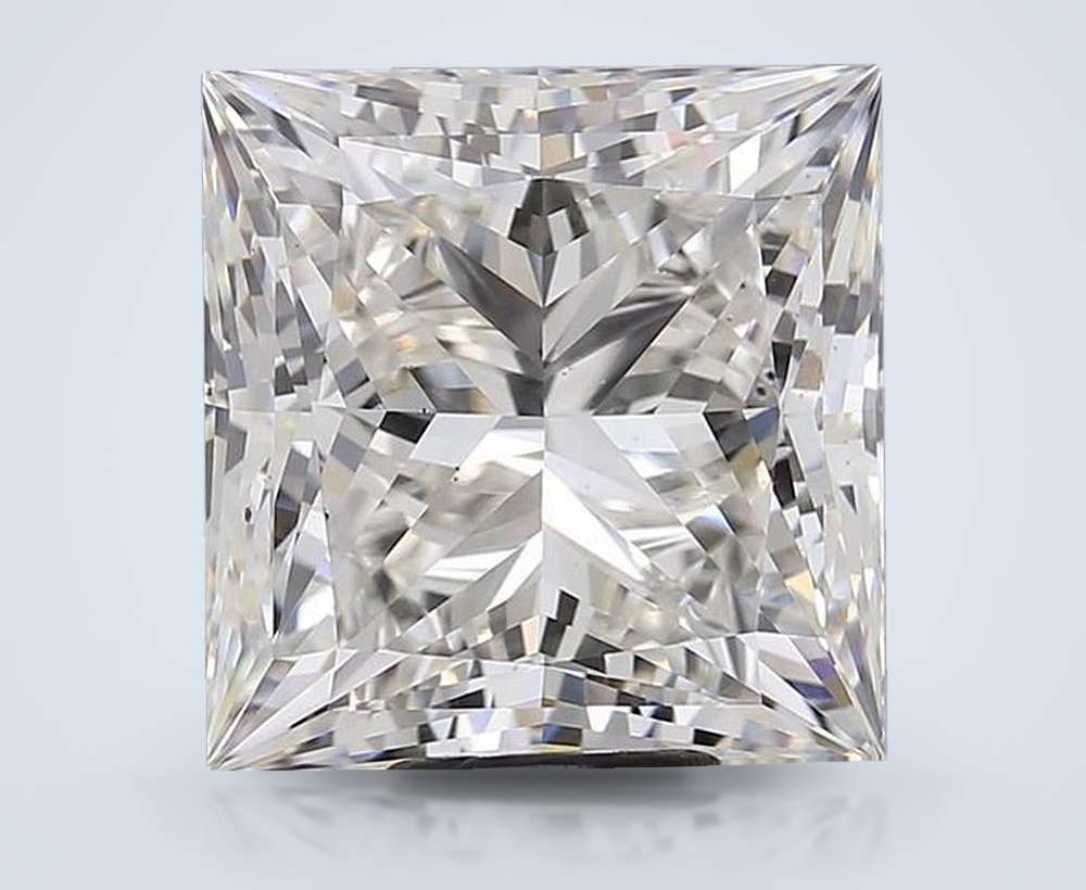 10.09ct H VS2 Rare Carat Ideal Cut Princess Lab Grown Diamond